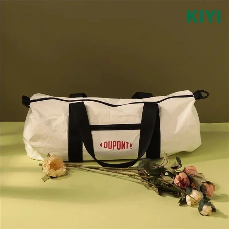 Customized PU Coated Tyvek Mini Duffle White Customized PU Coated Tyvek Mini Duffle White